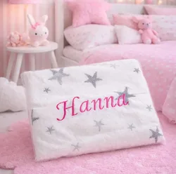 שמיכת פליז לתינוק עם רקמה